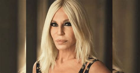 donatella versace da giobane